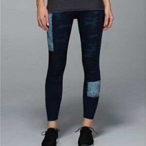 Lululemon Shashiko Patchwork Leggings